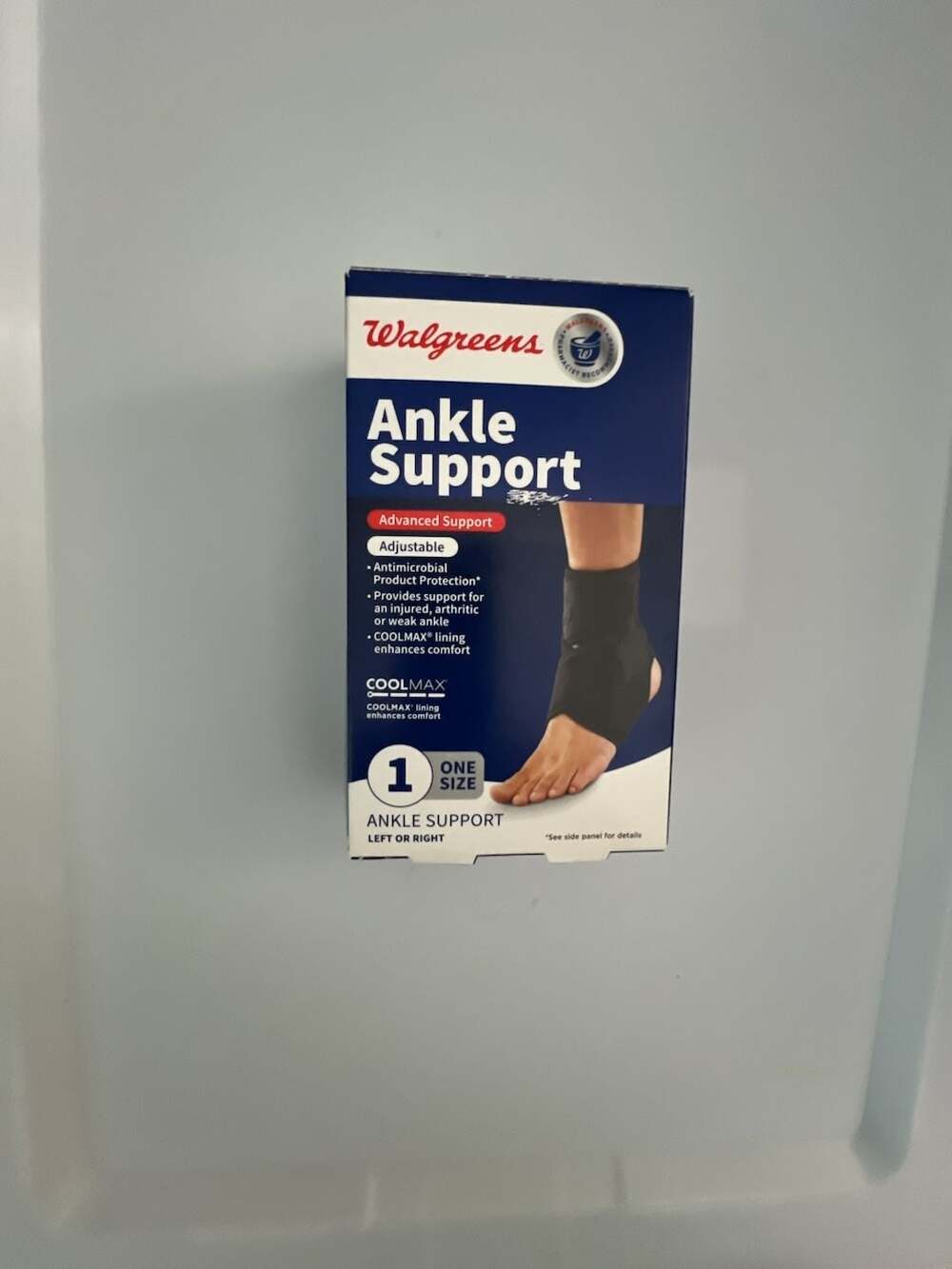 Walgreens Ankle Support Adjustable One Size New In Box